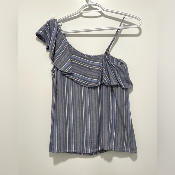 Hollister Blue Stripes Mismatch Strap Top (size XS) - Picture 2 of 4